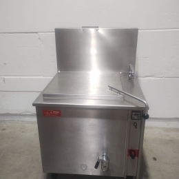 Gas-fired s/s cooking kettle Delrue 200L